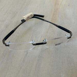 Montblanc Men's Black and Silver Glasses